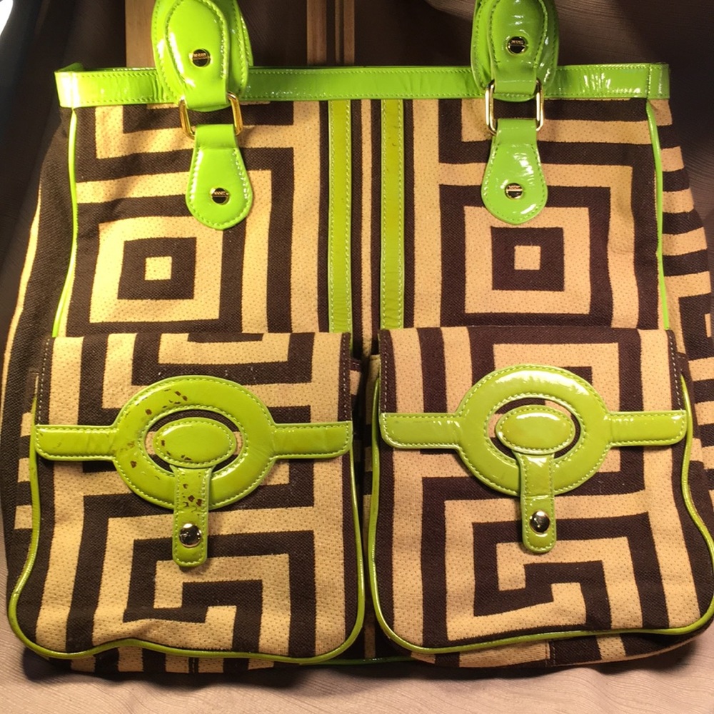 Bodhi statement leather large tote